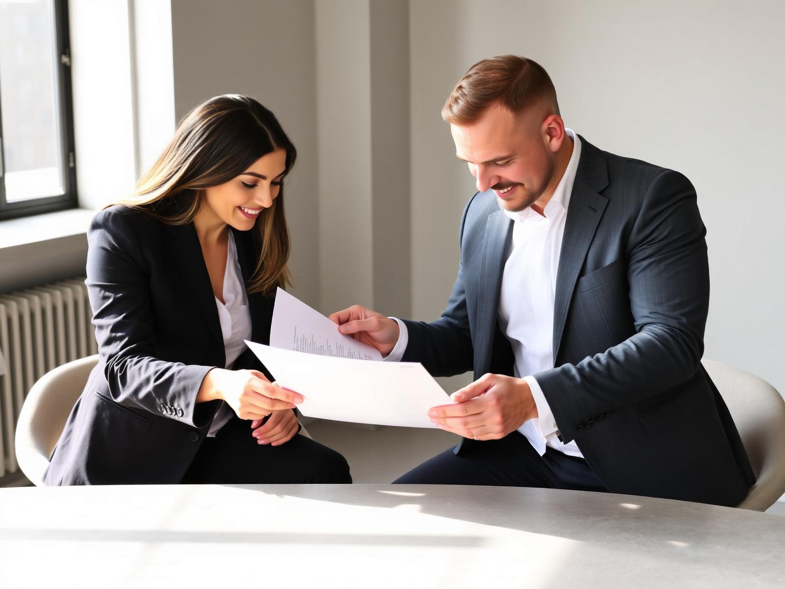 Buyers agents in client meeting